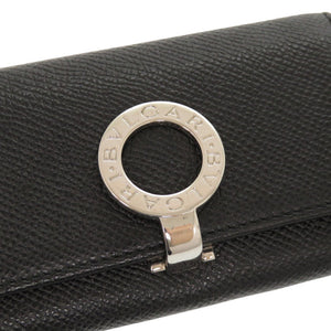 美品 ブルガリ ブルガリ ブルガリ 6連 30422 レザー ブラック キーケース 黒 0541【中古】BVLGARI メンズ