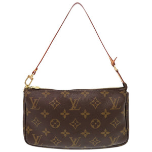 ルイ ヴィトン ポシェット アクセソワール モノグラム M51980 ブラウン アクセサリーポーチ LV 0546【中古】LOUIS VUITTON