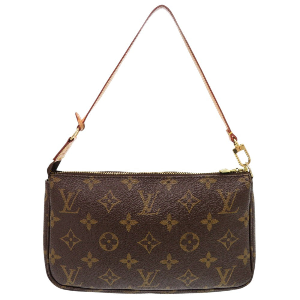 ルイ ヴィトン ポシェット アクセソワール モノグラム M51980 ブラウン アクセサリーポーチ LV 0546【中古】LOUIS VUITTON