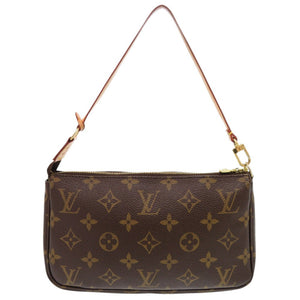 ルイ ヴィトン ポシェット アクセソワール モノグラム M51980 ブラウン アクセサリーポーチ LV 0546【中古】LOUIS VUITTON