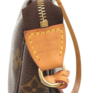 ルイ ヴィトン ポシェット アクセソワール モノグラム M51980 ブラウン アクセサリーポーチ LV 0546【中古】LOUIS VUITTON