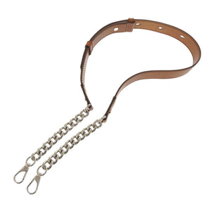 美品 トッズ ショルダーストラップ レザー チェーン ブラウン 0553【中古】TOD’S