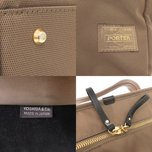 新品同様 ポーター SHEA シア トートバッグ Lサイズ 871-15182 ナイロン ブラウン 0584【中古】PORTER