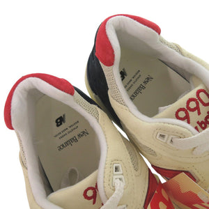 未使用品 ニューバランス M990TA2 スニーカー 異素材 スポーティカラー ABZORB スウェード メッシュ ベージュ 0599【中古】NEW BALANCE