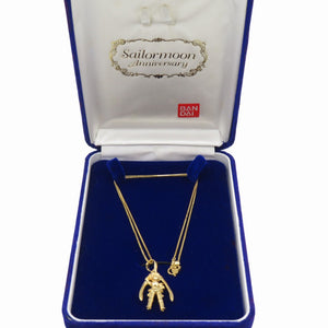 美品 バンダイ セーラームーン アニバーサリー K18YG 金無垢 ネックレス 限定イエローゴールド ジュエリー 0631【中古】BANDAI