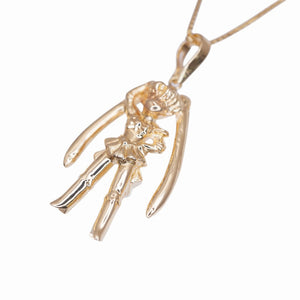 美品 バンダイ セーラームーン アニバーサリー K18YG 金無垢 ネックレス 限定イエローゴールド ジュエリー 0631【中古】BANDAI