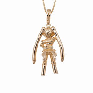 美品 バンダイ セーラームーン アニバーサリー K18YG 金無垢 ネックレス 限定イエローゴールド ジュエリー 0631【中古】BANDAI