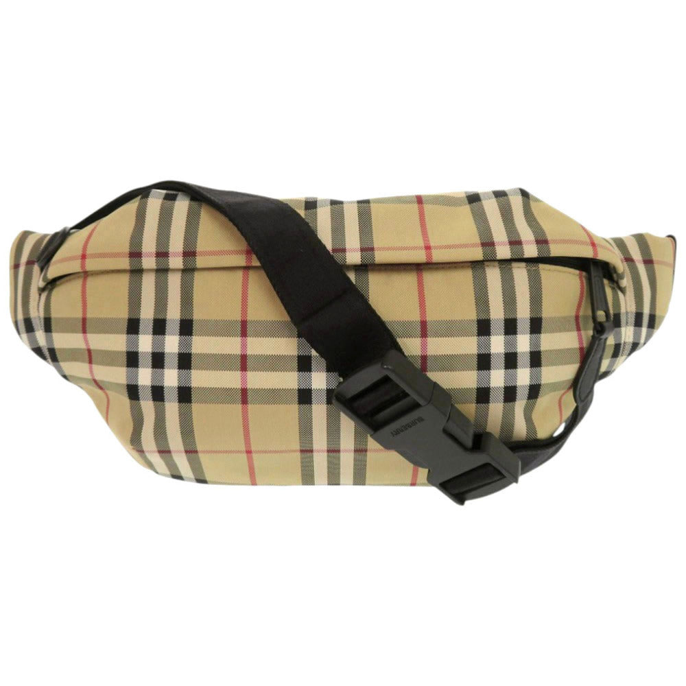 新品同様 バーバリー ソニーベルトバッグ ナイロン ベージュ ウエストバッグ ボディバッグ 0660【中古】BURBERRY メンズ