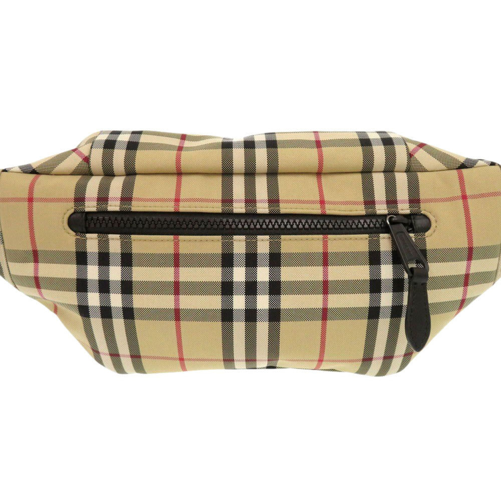 新品同様 バーバリー ソニーベルトバッグ ナイロン ベージュ ウエストバッグ ボディバッグ 0660【中古】BURBERRY メンズ