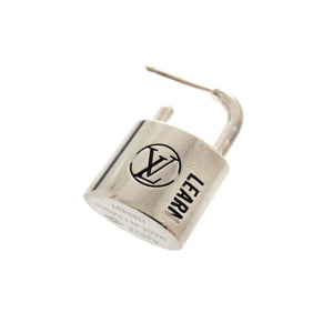 ルイ ヴィトン シルバー ロックイット ラーン リミテッドエディション Q16091 シルバー925 ピアス LV 0663【中古】LOUIS VUITTON