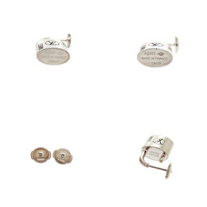 ルイ ヴィトン シルバー ロックイット ラーン リミテッドエディション Q16091 シルバー925 ピアス LV 0663【中古】LOUIS VUITTON