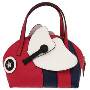 美品 グッチ チルドレンズ 432695 レザー レッド ハンドバッグ 0664【中古】GUCCI