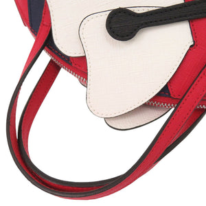 美品 グッチ チルドレンズ 432695 レザー レッド ハンドバッグ 0664【中古】GUCCI