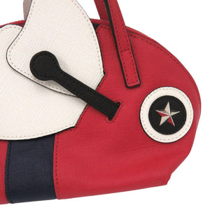 美品 グッチ チルドレンズ 432695 レザー レッド ハンドバッグ 0664【中古】GUCCI