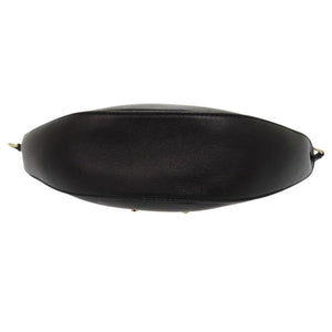 美品 ジミーチュウ フェイ レザー ブラック ショルダーバッグ 黒 0666【中古】JIMMY CHOO