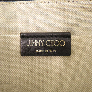 美品 ジミーチュウ フェイ レザー ブラック ショルダーバッグ 黒 0666【中古】JIMMY CHOO