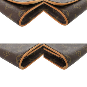 美品 ルイ ヴィトン ポシェットツインGM モノグラム M51852 ショルダーバッグ LV 0684【中古】LOUIS VUITTON