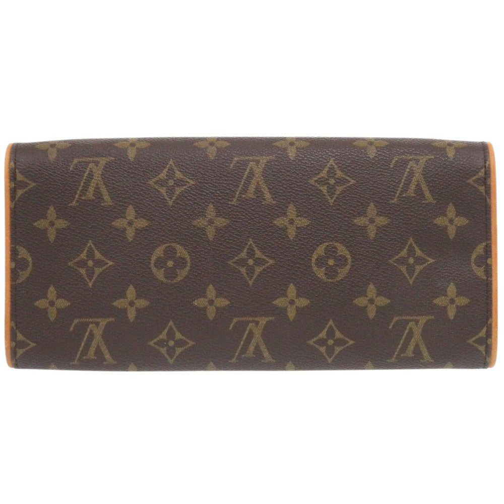 美品 ルイ ヴィトン ポシェットツインGM モノグラム M51852 ショルダーバッグ LV 0684【中古】LOUIS VUITTON