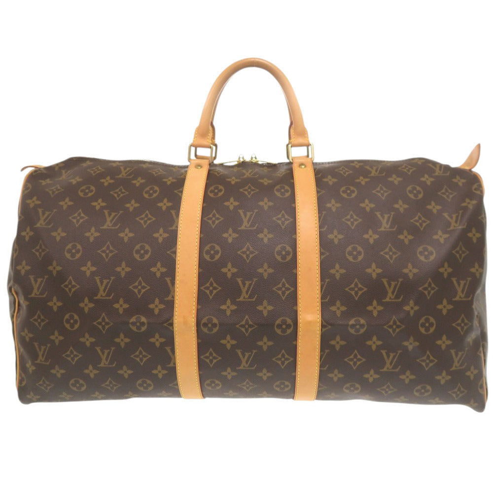 ルイ ヴィトン キーポル55 モノグラム M41424 ブラウン ボストンバッグ LV 0692【中古】LOUIS VUITTON
