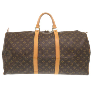ルイ ヴィトン キーポル55 モノグラム M41424 ブラウン ボストンバッグ LV 0692【中古】LOUIS VUITTON