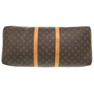 ルイ ヴィトン キーポル55 モノグラム M41424 ブラウン ボストンバッグ LV 0692【中古】LOUIS VUITTON