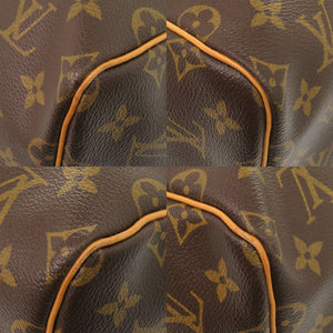 ルイ ヴィトン キーポル55 モノグラム M41424 ブラウン ボストンバッグ LV 0692【中古】LOUIS VUITTON