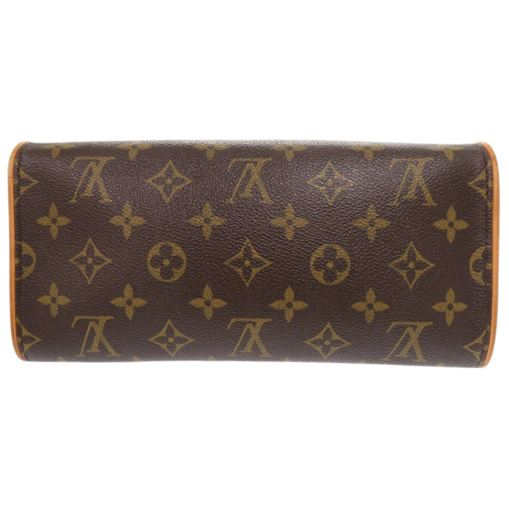 ルイ ヴィトン ポシェットツイン GM モノグラム M51852 ブラウン ショルダーバッグ LV 0695【中古】LOUIS VUITTON