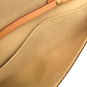 ルイ ヴィトン ポシェットツイン GM モノグラム M51852 ブラウン ショルダーバッグ LV 0700【中古】LOUIS VUITTON