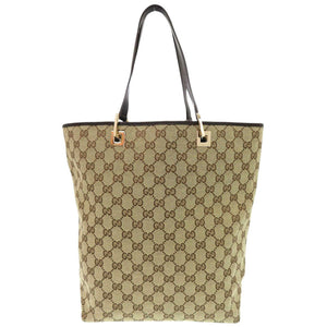 美品 グッチ 002 1098 001998 GGキャンバス ベージュ トートバッグ 0707【中古】GUCCI