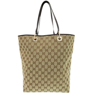 美品 グッチ 002 1098 001998 GGキャンバス ベージュ トートバッグ 0707【中古】GUCCI