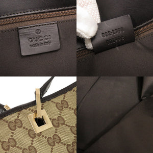 美品 グッチ 002 1098 001998 GGキャンバス ベージュ トートバッグ 0707【中古】GUCCI