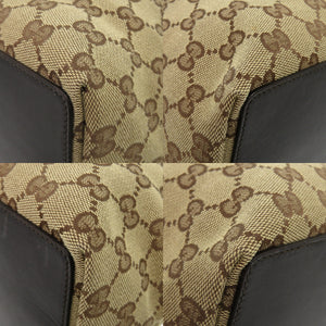 美品 グッチ 002 1098 001998 GGキャンバス ベージュ トートバッグ 0707【中古】GUCCI