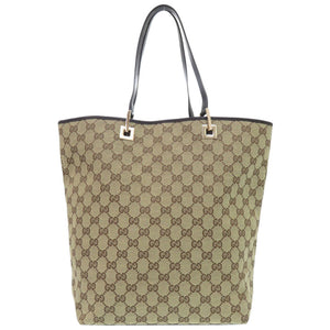 美品 グッチ 002 1098 GGキャンバス ベージュ トートバッグ 0707【中古】GUCCI