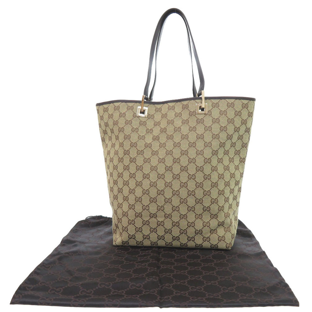 美品 グッチ 002 1098 GGキャンバス ベージュ トートバッグ 0707【中古】GUCCI