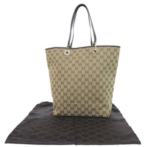 美品 グッチ 002 1098 GGキャンバス ベージュ トートバッグ 0707【中古】GUCCI