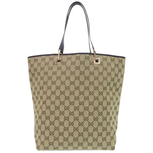 美品 グッチ 002 1098 GGキャンバス ベージュ トートバッグ 0707【中古】GUCCI