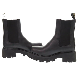 美品 セリーヌ トリオンフ サイズ37 レザー ブラック チェルシーブーツ ブーツ 黒 0713【中古】CELINE