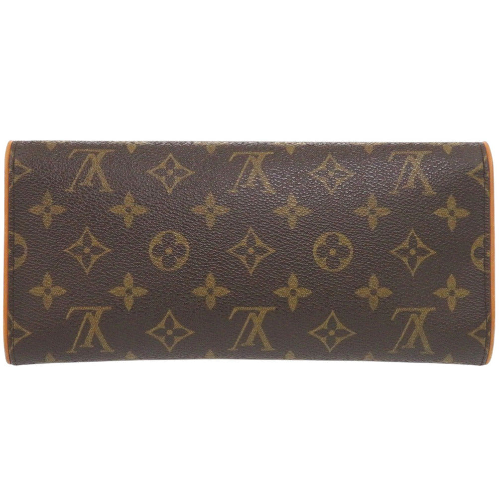 美品 ルイ ヴィトン ポシェットツインGM モノグラム M51852 ショルダーバッグ LV 0733【中古】LOUIS VUITTON