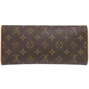 美品 ルイ ヴィトン ポシェットツインGM モノグラム M51852 ショルダーバッグ LV 0733【中古】LOUIS VUITTON