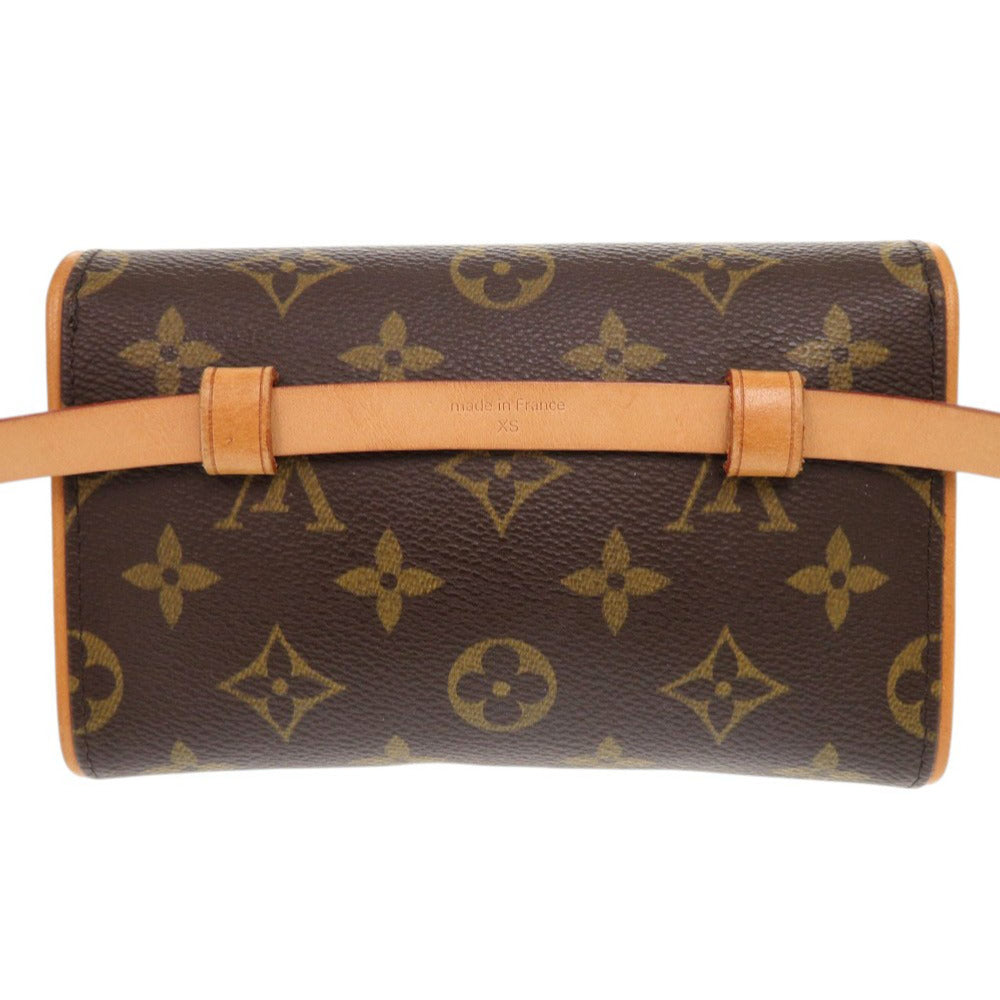 美品 ルイ ヴィトン ポシェット フロランティーヌ モノグラム M51855 ブラウン ウエストバッグ LV 0736【中古】LOUIS VUITTON