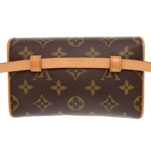 美品 ルイ ヴィトン ポシェット フロランティーヌ モノグラム M51855 ブラウン ウエストバッグ LV 0736【中古】LOUIS VUITTON