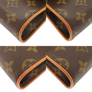 美品 ルイ ヴィトン ポシェット フロランティーヌ モノグラム M51855 ブラウン ウエストバッグ LV 0736【中古】LOUIS VUITTON