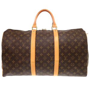 ルイ ヴィトン キーポル50 モノグラム M41426 ボストンバッグ LV  0739 【中古】LOUIS VUITTON