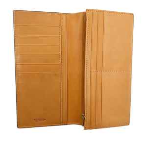 未使用 ロカド シェルコードバン イタリア馬革 ブラック 二つ折り 長財布 0740【中古】ROCADO