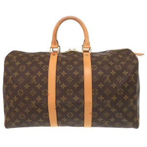 ルイ ヴィトン キーポル45 モノグラム M41428 ブラウン ボストンバッグ LV 0758【中古】LOUIS VUITTON