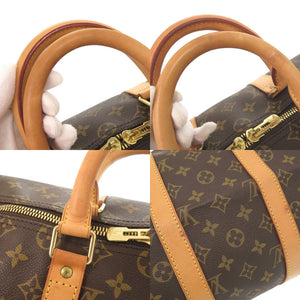 ルイ ヴィトン キーポル45 モノグラム M41428 ブラウン ボストンバッグ LV 0758【中古】LOUIS VUITTON