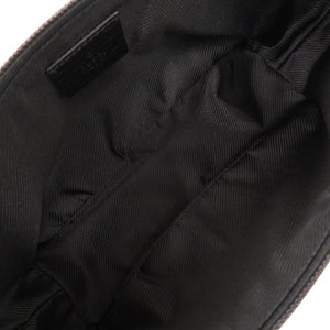 美品 グッチ 07198 GGキャンバス ブラック アクセサリーポーチ ハンドバッグ 0760【中古】GUCCI