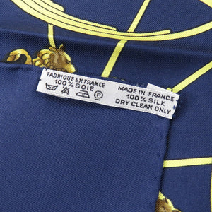 美品 エルメス カレ90 SPRINGS シルク マルチカラー スカーフ 0777【中古】HERMES