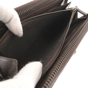 未使用 グッチ ジャンボGG バンブー 658634 キャンバス/レザー ブラウン 長財布 0783【中古】GUCCI