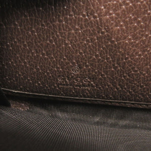 未使用 グッチ ジャンボGG バンブー 658634 キャンバス/レザー ブラウン 長財布 0783【中古】GUCCI